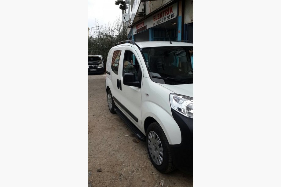 Peugeot Bipper 2008-2017 гг. Боковые Подножки Mostu Black (2 шт, Алюминиевый Профиль) Фото 8