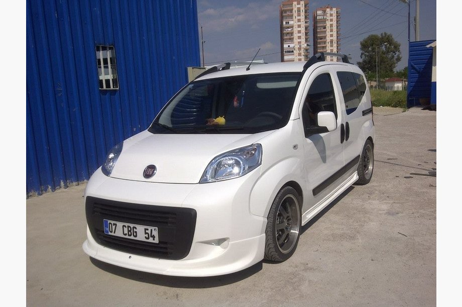 Peugeot Bipper 2008-2017 гг. Накладка на передний бампер V2 (под покраску) Фото 2