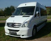 Mercedes Sprinter W906 2006–2018 гг. Передний бампер 2 фары (2006-2013) фото 3