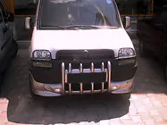 Fiat Doblo I 2001-2005 гг. Накладка на передний бампер клыки (под покраску) фото 3
