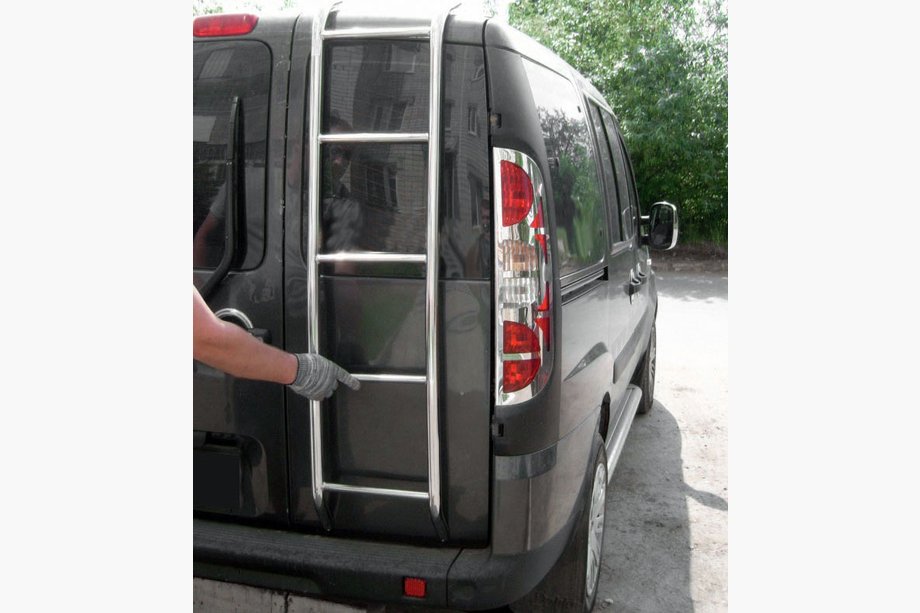 Fiat Doblo I 2001-2005 гг. Лестница (Нержавейка) Image