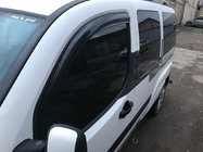 Fiat Doblo I 2005-2010 гг. Ветровики на окна (2 шт, DDU) фото 3