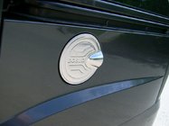 Fiat Doblo I 2001-2005 гг. Хромированная накладка на лючок бензобака (нерж. сталь) Carmos - Турецкая Нержавеющая Сталь фото 1