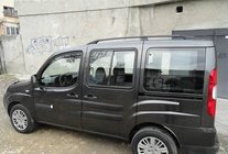 Fiat Doblo I 2001-2005 гг. Черные рейлинги фото 2