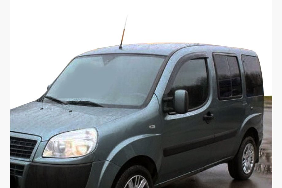 Fiat Doblo I 2005-2010 гг. Ветровики на окна (2 шт, Cobra) Image