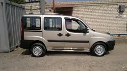 Fiat Doblo I 2001-2005 гг. Хромированные Рейлинги фото 8