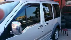 Ford Connect 2010-2013 гг. Наружные молдинги окон (2 шт., нержавейка) фото 2