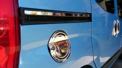 Citroen Nemo 2007-2017 гг. Накладки на пороги из нержавеющей стали (2 шт.) Carmos - Турецкая Нержавеющая Сталь фото 2