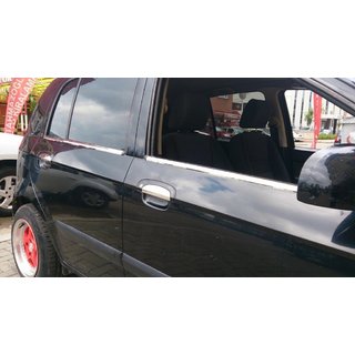 HYUNDAI GETZ Наружняя окантовка стекол (нерж.) 6 шт.