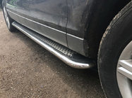 Audi Q7 2005-2015 гг. Боковые Подножки Maydos V2 (2 шт., Алюминий и Нержавейка) фото 1