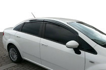 Fiat Linea 2006-2018 гг. Ветровики на окна (4 шт., Sunplex Sport) фото 1