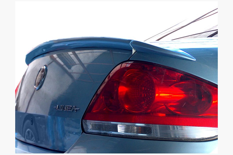 Fiat Linea 2006-2018 гг. Задний спойлер из 3 частей (грунтованный под покраску) Image