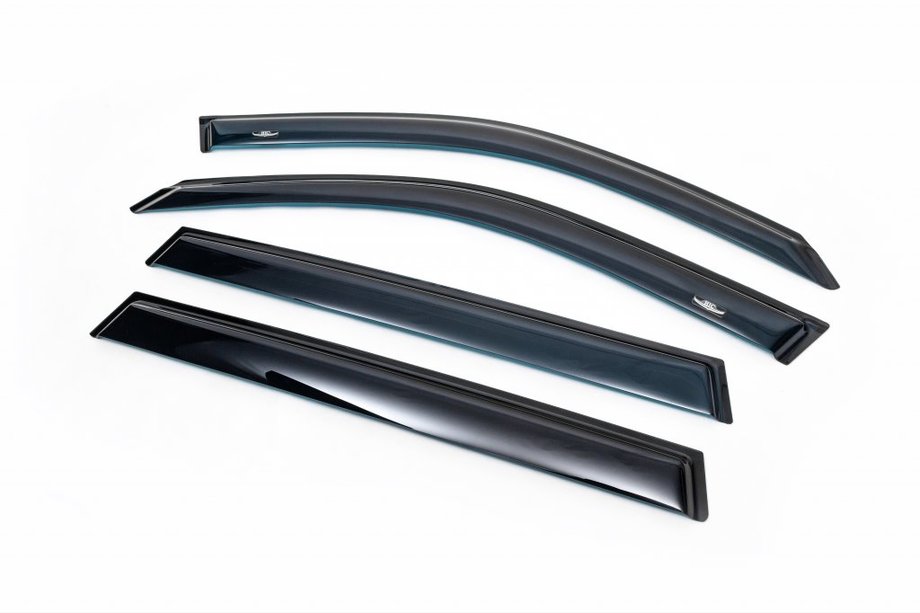 BMW X3 E83 2003-2010 гг. Ветровики на окна (4 шт, HIC) Image