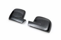 Renault Kangoo 1998-2008 гг. Накладки на Зеркала 2004-2008 (2 шт, Карбон-стиль) фото 1