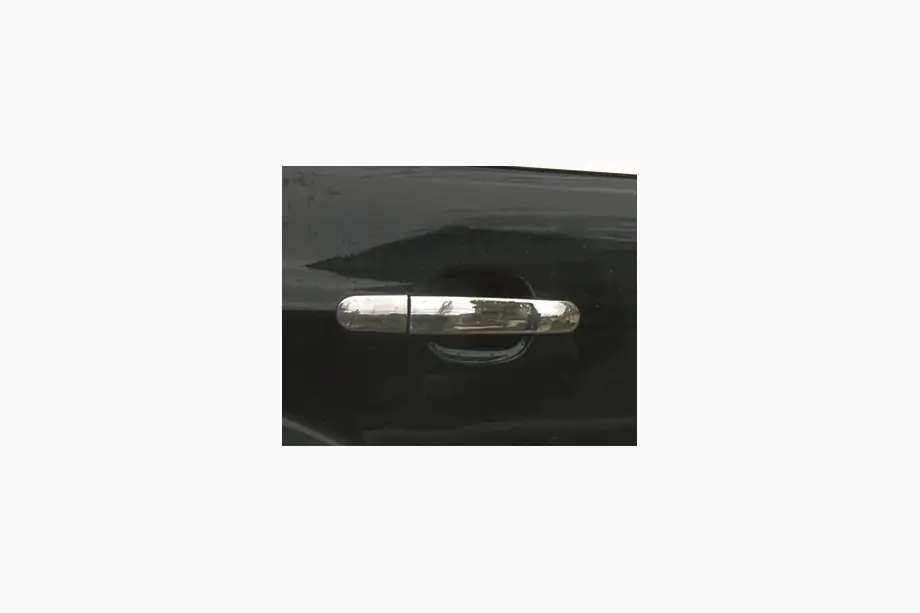 Ford Focus II 2005-2008 гг. Хромированные Накладки на Ручки (4 шт., Нержавейка) Фото 1