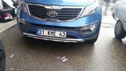 Kia Sportage 2010-2015 гг. Передняя накладка Niken V1 (пластик) фото 4