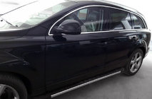 Audi Q7 2005-2015 гг. Боковые Подножки Duru (2 шт., Алюминий) фото 1