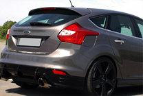 Ford Focus III 2011-2017 гг. Накладка на багажник 2011-2014 (Хэтчбек, нержавейка) фото 1