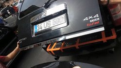 Dodge Nitro 2006-2011 гг. Накладка на багажник нержавейка фото 2