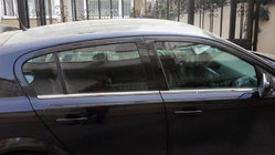 Opel Astra H 2004-2013 гг. Хромированные Окантовки Окон Нержавейка фото 4