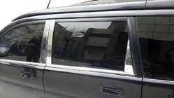 Honda HR-V 1998-2006 гг. Накладки на дверные стойки из нержавеющей стали фото 1