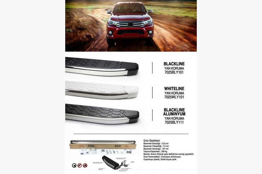 Боковые Подножки BlackLine (2 шт., Алюминий) Image