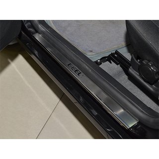 Накладки на пороги Natanika Premium нержавеющая сталь (4 шт) Geely CK-2 2008-2016 гг.