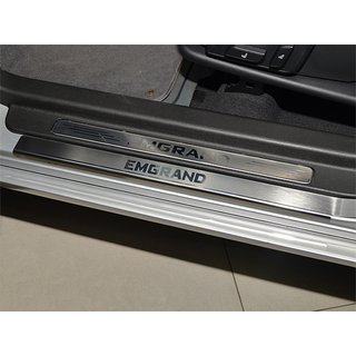 Накладки на пороги Natanika Premium нержавеющая сталь (4 шт) Geely Emgrand X7 2011- гг.