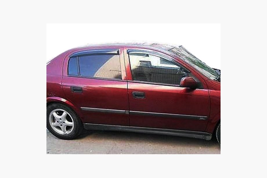 Opel Astra G classic 1998-2012 гг. Ветровики окон SD/HB (4 шт, HIC) Фото 13