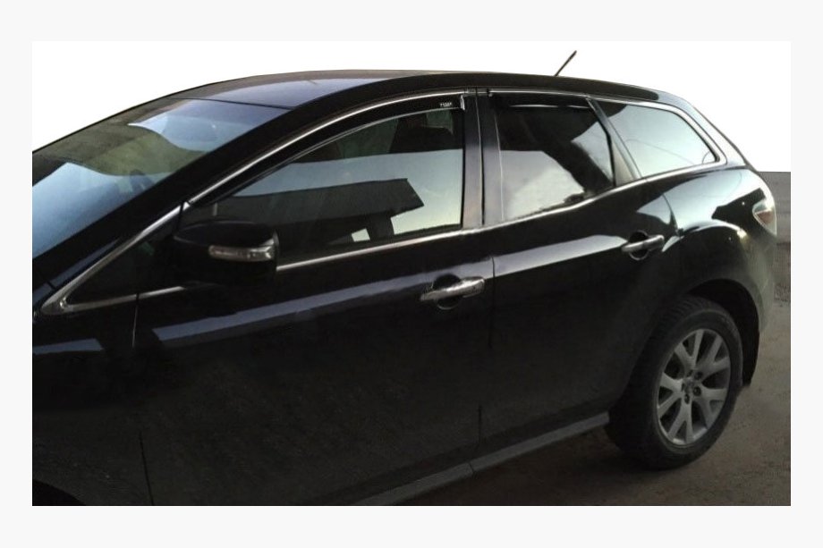 Mazda CX-7 2006-2012 гг. Ветровики на окна (4 шт, Cobra) Image