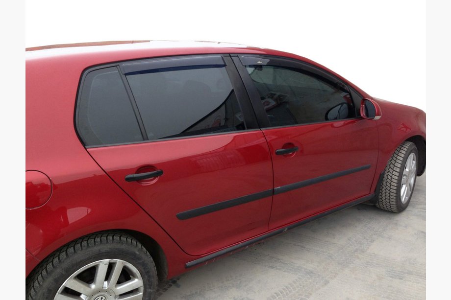 Volkswagen Golf 4 1997-2006 гг. Ветровики HB (4 шт, Cobra) Фото 1