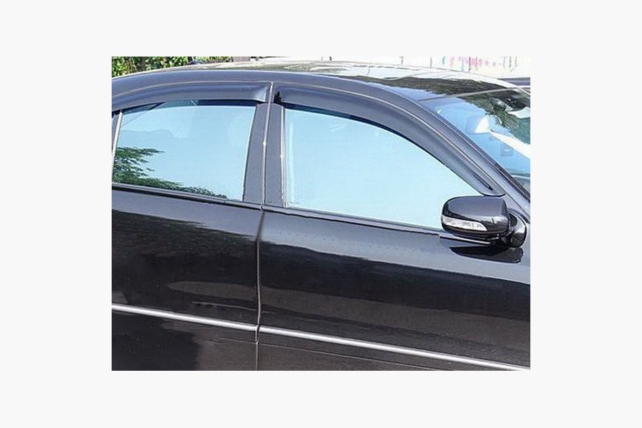 Mercedes E-class W211 2002-2009 гг. Ветровики SD (4 шт, Cobra) Image