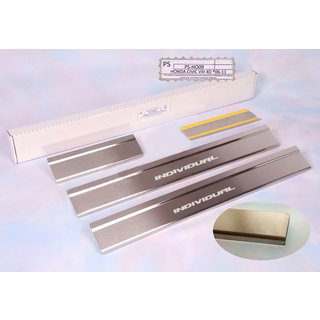 Накладки на пороги Natanko Standard (4 шт., нержавейка) Honda Civic HB 2006-2012 гг.