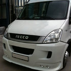 Iveco Daily 2006-2014 гг. Накладка на передний бампер (под покраску) фото 1
