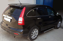 Honda CRV 2007-2011 гг. Боковые пороги RedLine V1 (2 шт., алюминий) фото 1