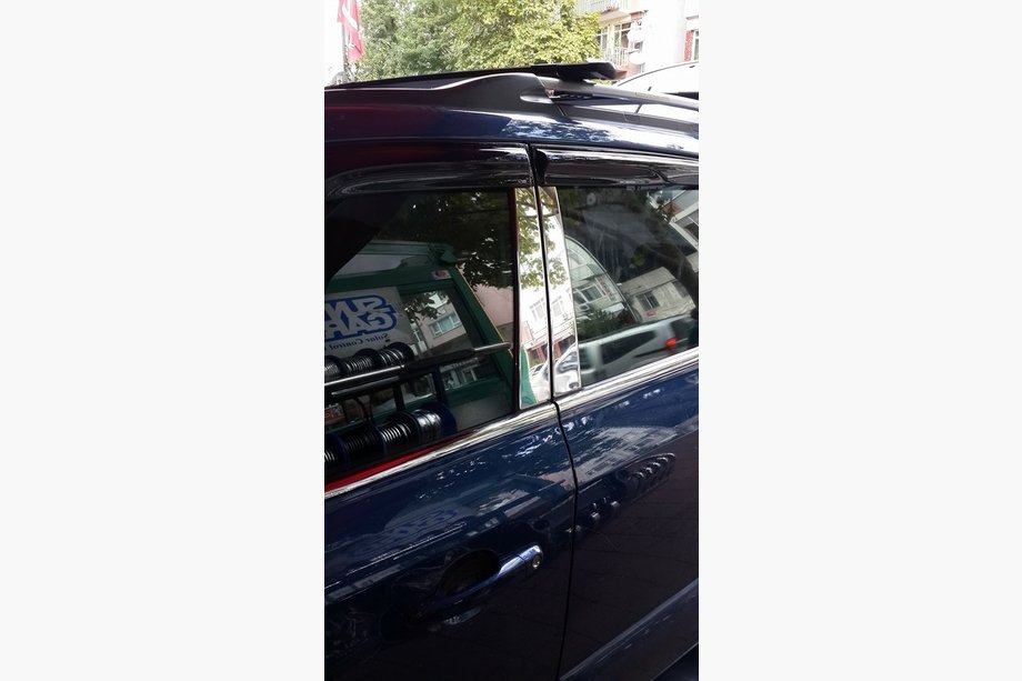 Hyundai Tucson JM 2004- гг. Ветровики на окна (4 шт, Perflex Sport) Фото 9