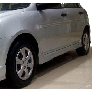 Боковые пороги Sport (грунтованные под покраску) Hyundai Accent 2006-2010 гг. фото 2