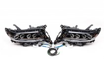 Toyota Land Cruiser Prado 150 2009-2023 гг. Передние фары Lexus-Design 4-LED V1 (2017+, 2 шт) фото 4