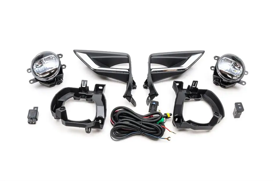 Toyota Land Cruiser Prado 150 2009-2023 гг. Светодиодные Противотуманные Фары с Кронштейнами (2 шт., 2017+) Image
