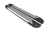 Renault Master 2011-2023 гг. Боковые Подножки Line (2 шт., Алюминий) фото 2
