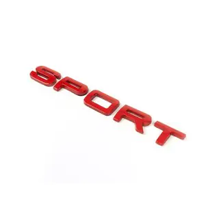 Надпись Sport (красная) Range Rover Sport 2005-2013 гг. фото 1