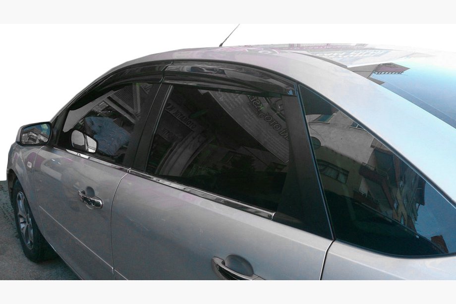 Ford Focus II 2008-2011 гг. Ветровики окон SD/HB (4 шт, Perflex Sport) Image