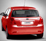 Kia Ceed 2007-2012 гг. Накладка на багажник (HB, нержавейка) фото 1