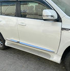 Toyota Land Cruiser Prado 150 2009-2023 гг. Молдинги дверей (дизайн 2018+) фото 1