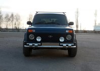 Lada Niva та Urban 1977- гг. Передняя Дуга ST015 (Нержавейка) фото 1