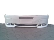 Volkswagen LT 1995-2006 гг. Накладка на передний бампер с 2 вырезами под фары (грунт под покраску) фото 1