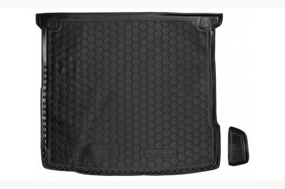 Mercedes GLE/ML class W166 2011-2018 гг. Коврик багажника резиновый Image