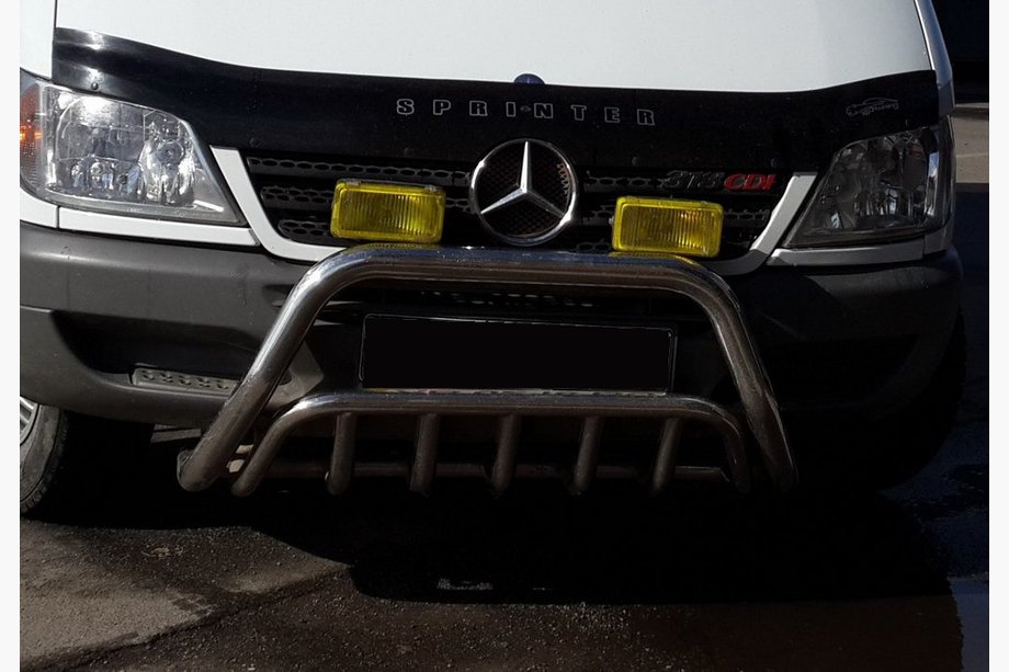 Mercedes Sprinter W901/902/903/904/905 1995–2006 гг. Передний Защитный Дуга WT002 (Нержавейка) Image