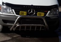 Mercedes Sprinter W901/902/903/904/905 1995–2006 гг. Передний Защитный Дуга WT002 (Нержавейка) фото 1