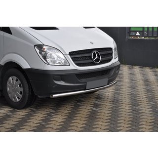 Передняя нижняя дуга ST008 (нерж. сталь) Mercedes Sprinter W906 2006–2018 гг. фото 1